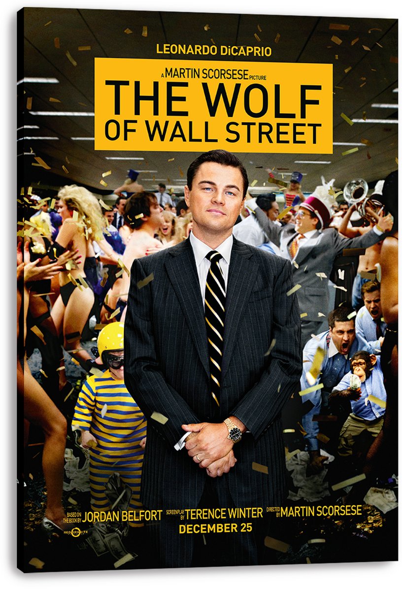 The Wolf of Wall Street Movie Decorative Painting (paper and canvas) art poster printing print