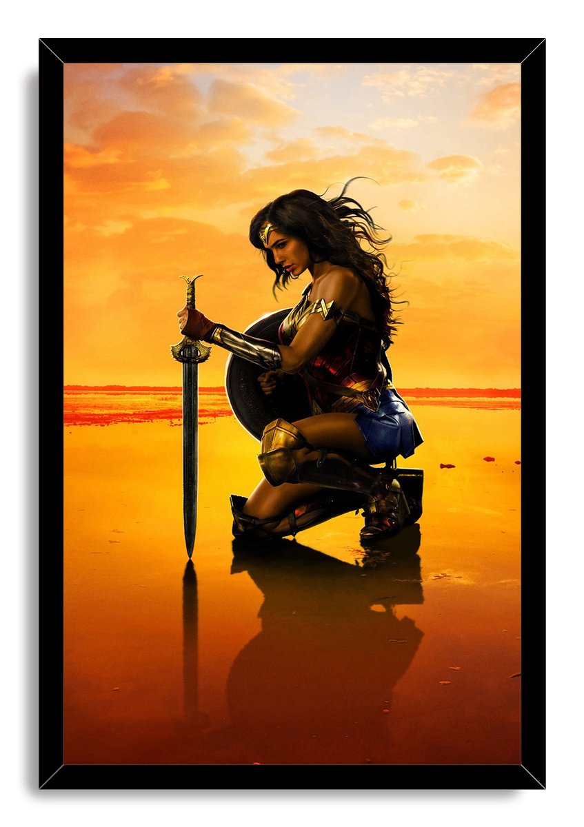Wonder Woman Decorative Painting (paper and canvas) art poster printing print
