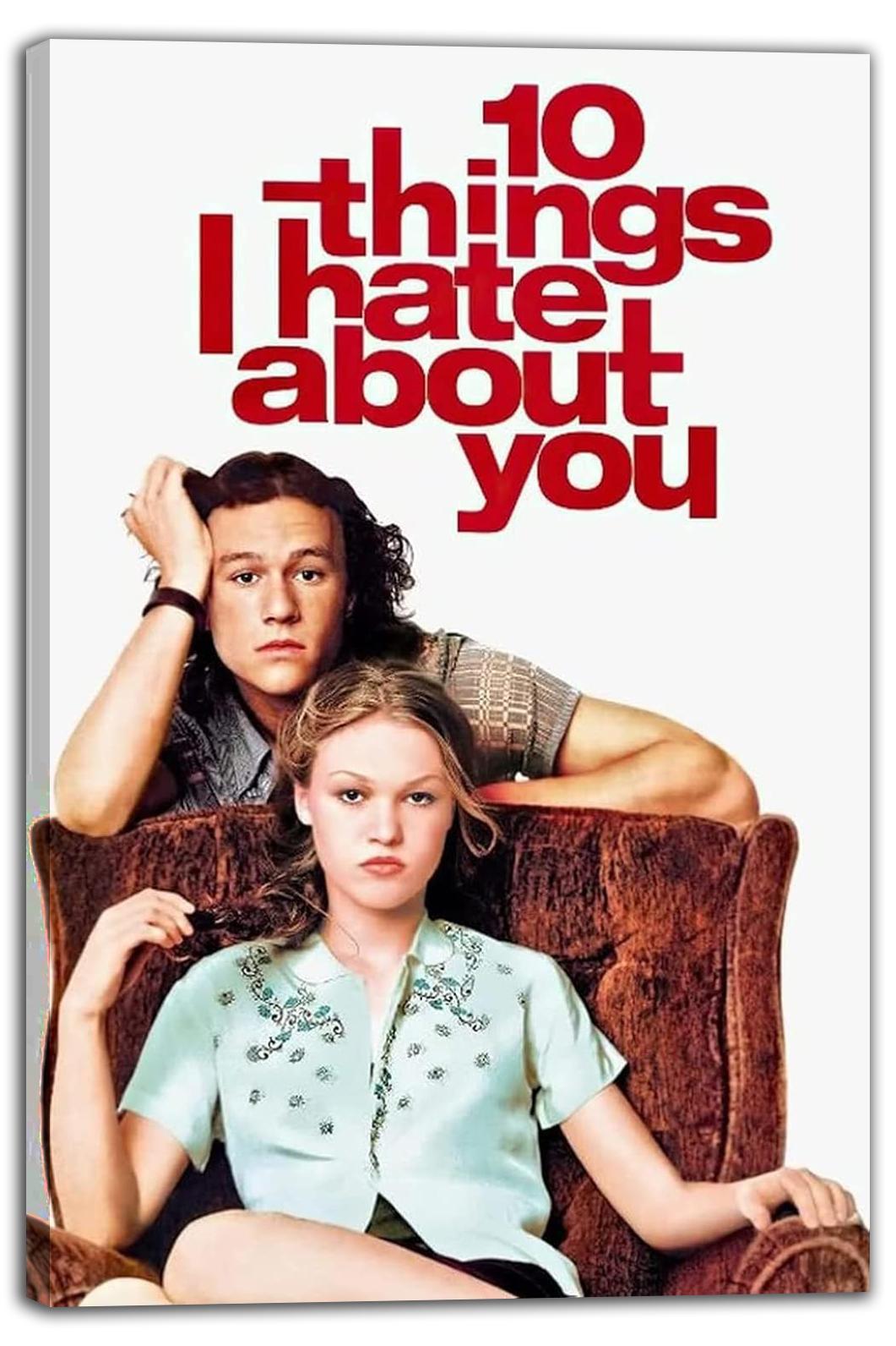 10 Things I Hate About You Poster Art Poster (Paper and Canvas) Art Poster Printing Print