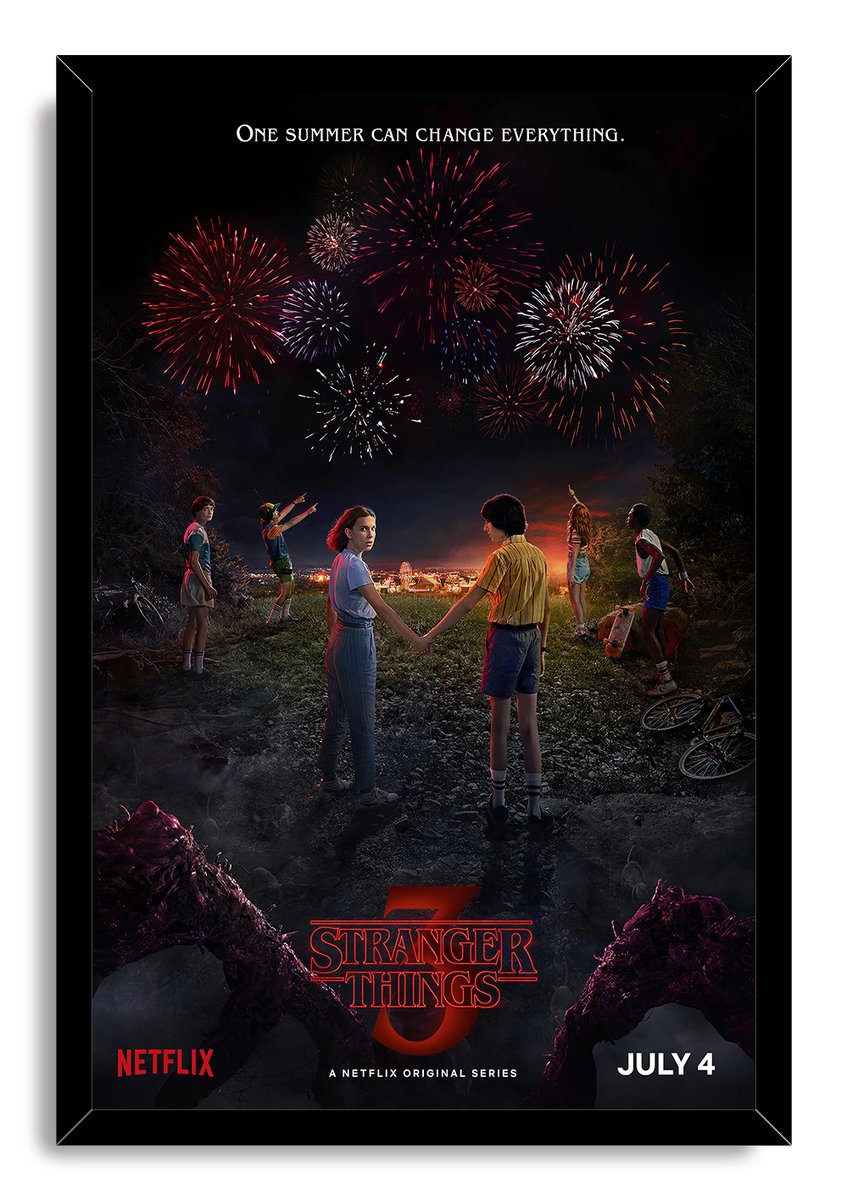 Stranger Things 3 Decorative Painting (paper and canvas) art poster printing print