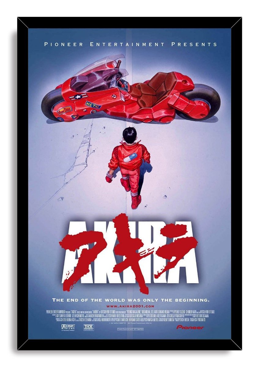 Akira Kaneda & Bike Anime Movie Poster Decorative Painting (paper and canvas) art poster printing print