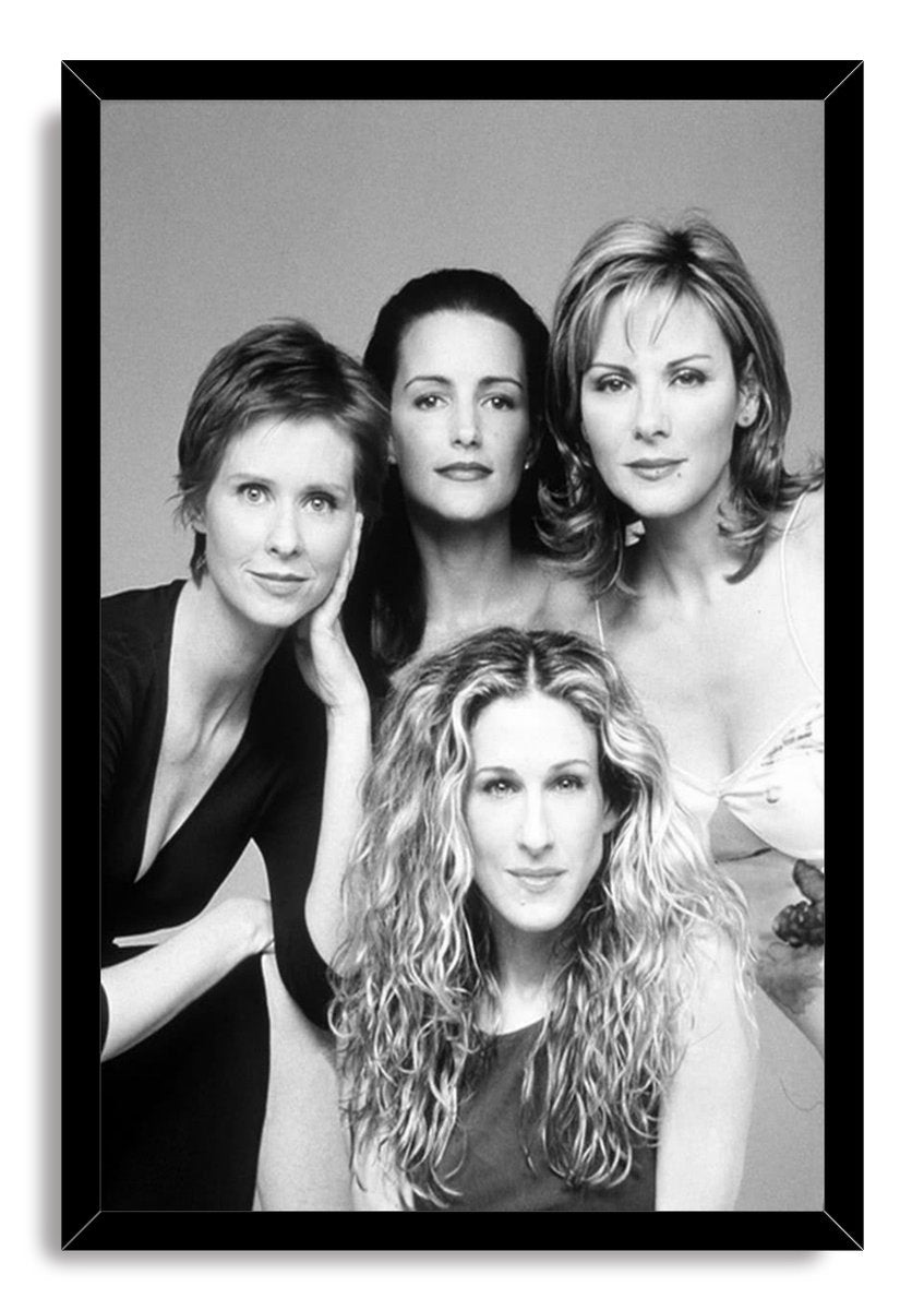 Sex and the City Cast Black and White Decorative Painting (paper and canvas) art poster printing print