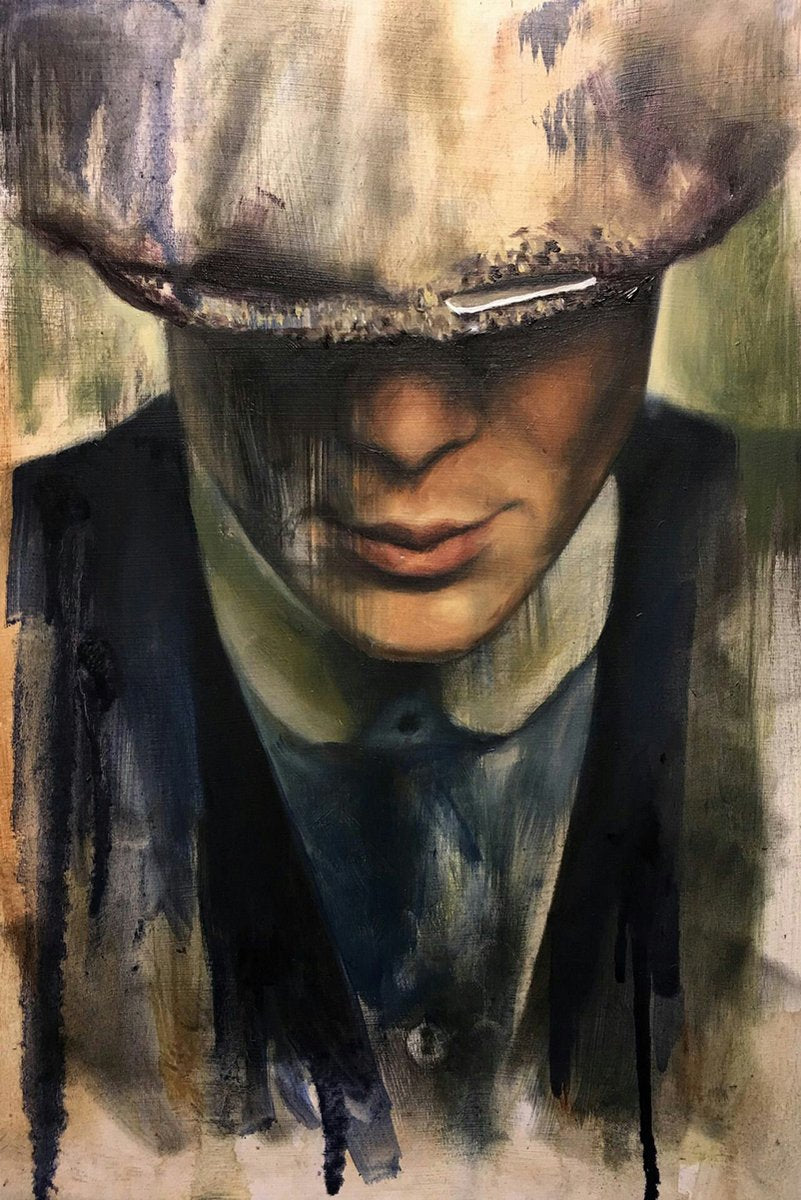 Thomas Shelby Peaky Blinders Portrait Decorative Painting (paper and canvas) art poster printing print