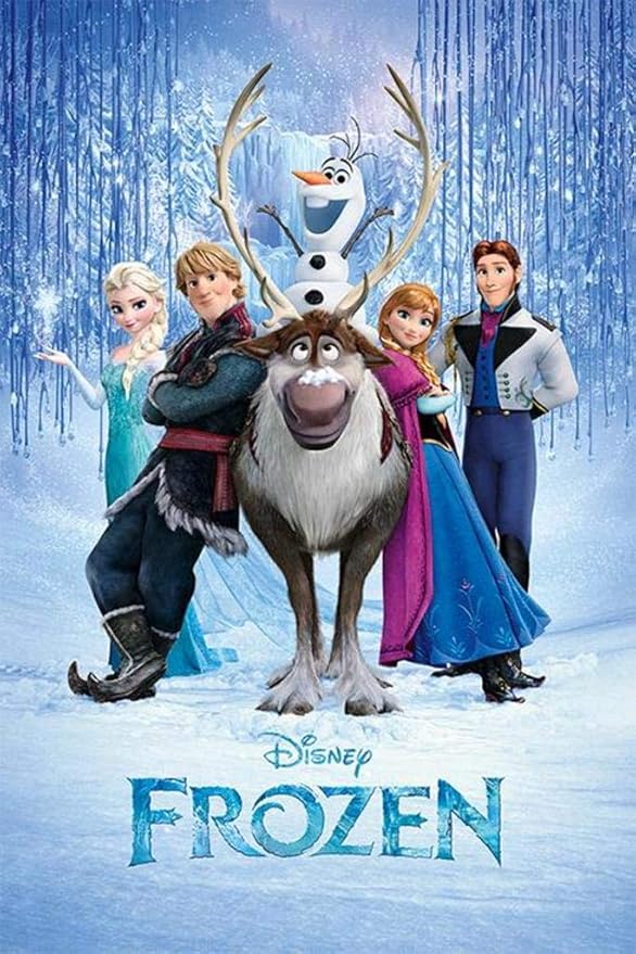 Frozen Teaser Movie Poster (Paper and Canvas) Art Poster Printing Print
