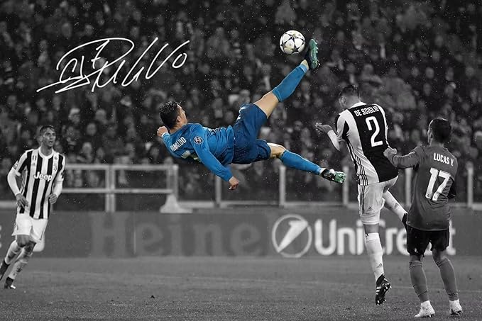 Soccer Star Poster (Paper and Canvas) Art Poster Printing Print