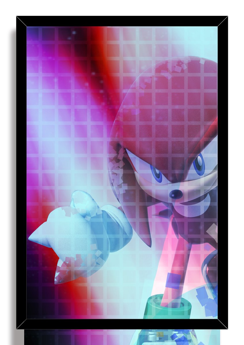 Sonic the Hedgehog Decorative Painting (paper and canvas) art poster printing print