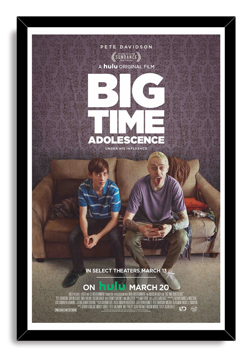 Big Time Adolescence Movie Poster featuring Pete Davidson Decorative Painting (paper and canvas) art poster printing print
