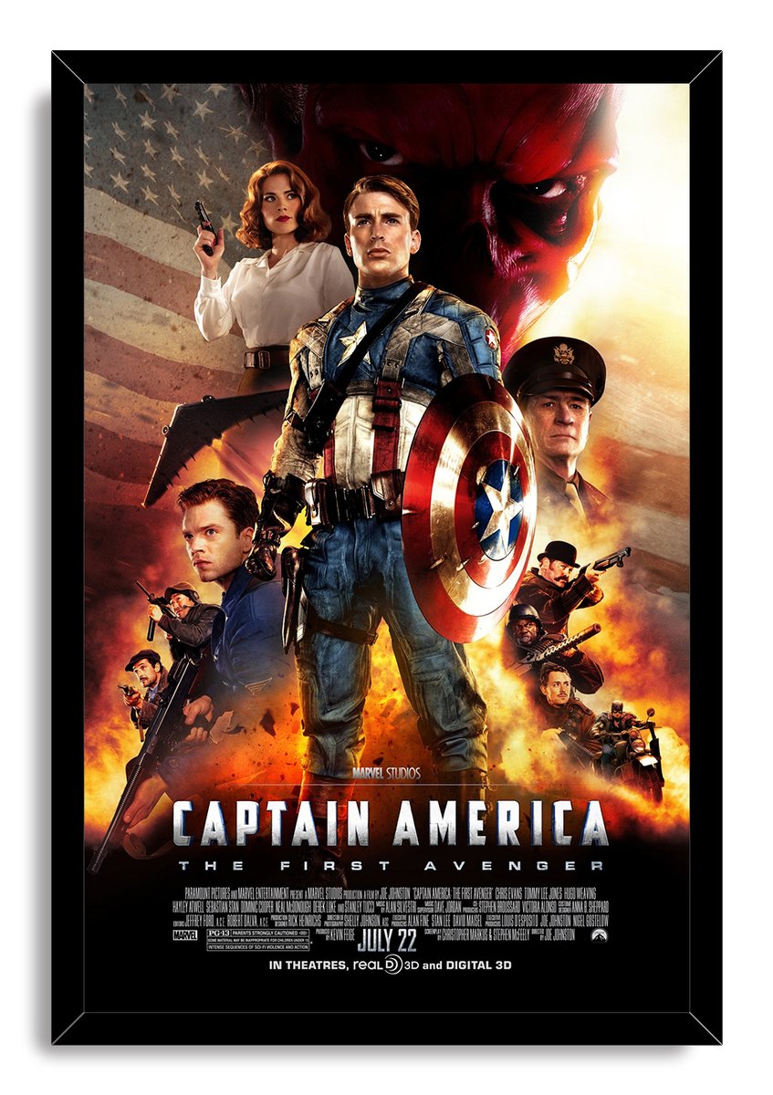 Captain America: The First Avenger Decorative Painting (paper and canvas) art poster printing print