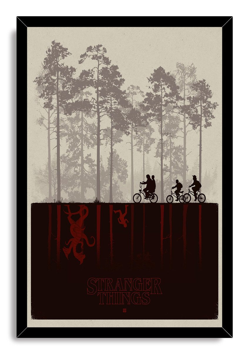 Stranger Things Decorative Painting (paper and canvas) art poster printing print