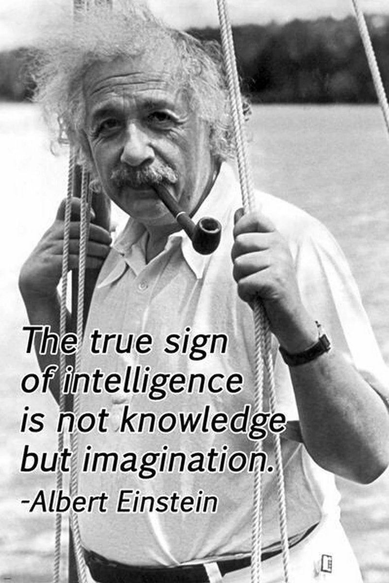 Albert Einstein Decorative Painting (paper and canvas) art poster printing print