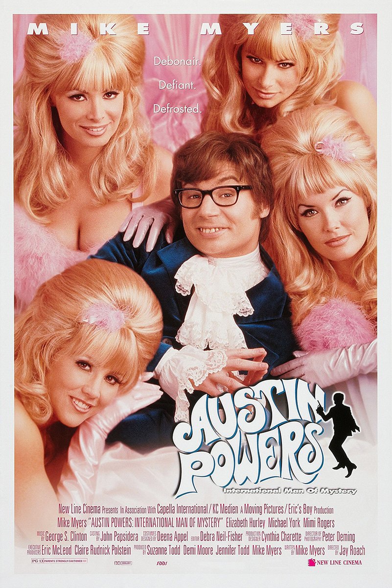 Austin Powers International Man of Mystery Decorative Painting (paper and canvas) art poster printing print