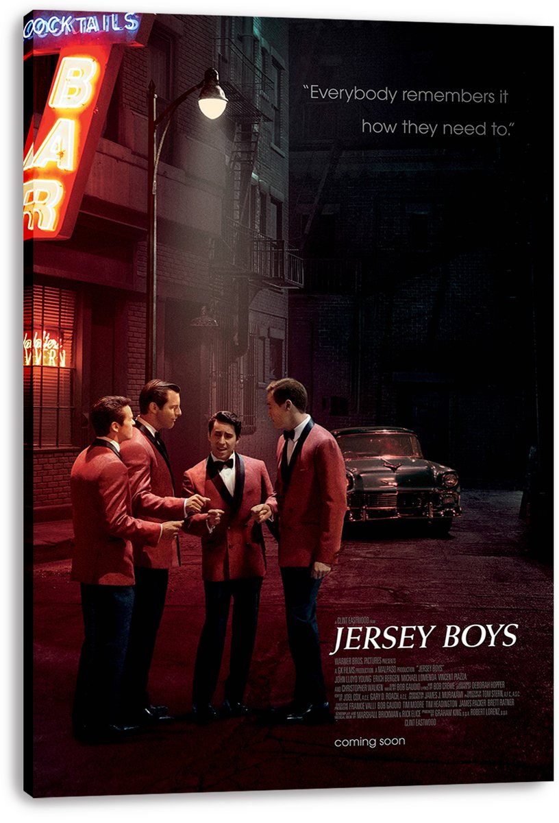 Jersey Boys Decorative Painting (paper and canvas) art poster printing print