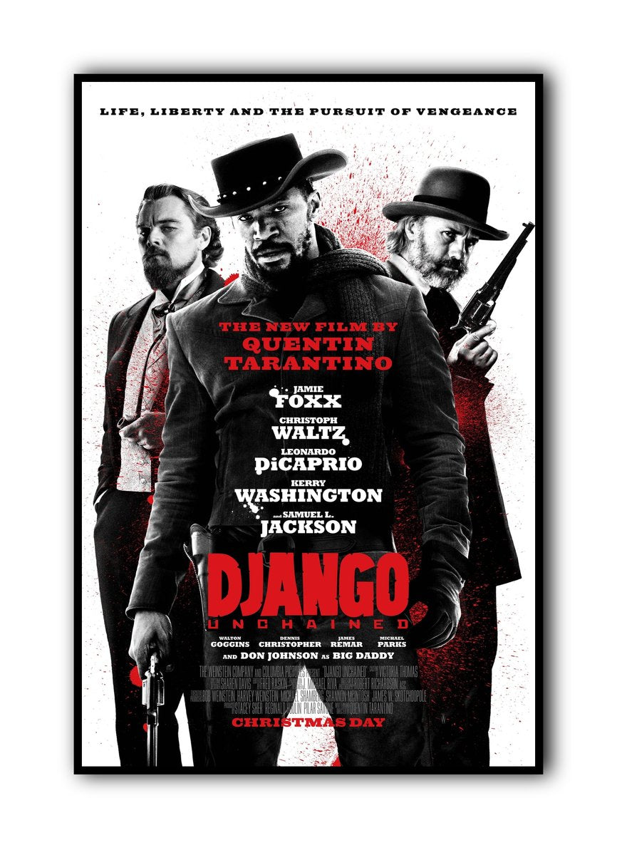 Django Unchained Movie Poster Decorative Painting (paper and canvas) art poster printing print