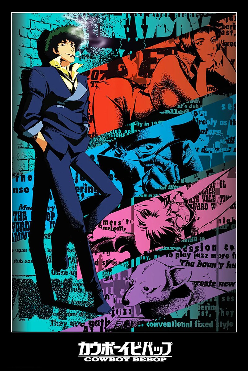 Cowboy Bebop Decorative Painting (paper and canvas) art poster printing print