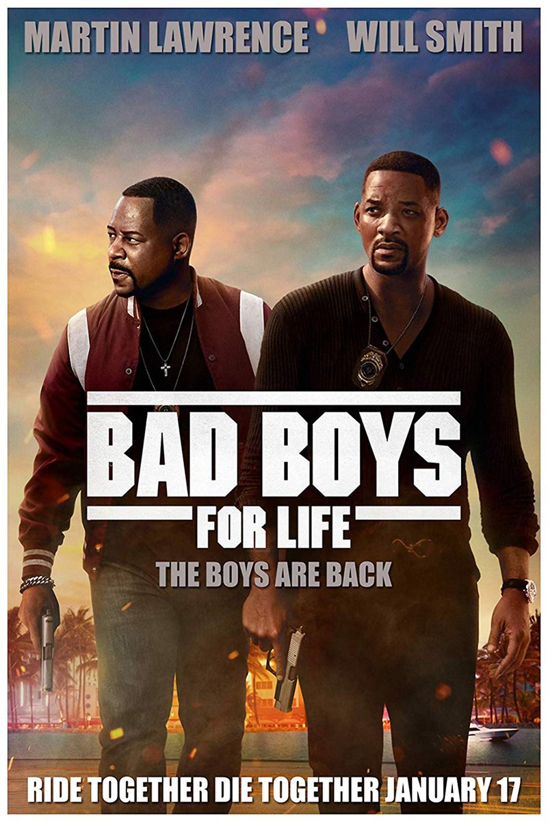 Bad Boys For Life Martin Lawrence Will Smith Decorative Painting (paper and canvas) art poster printing print