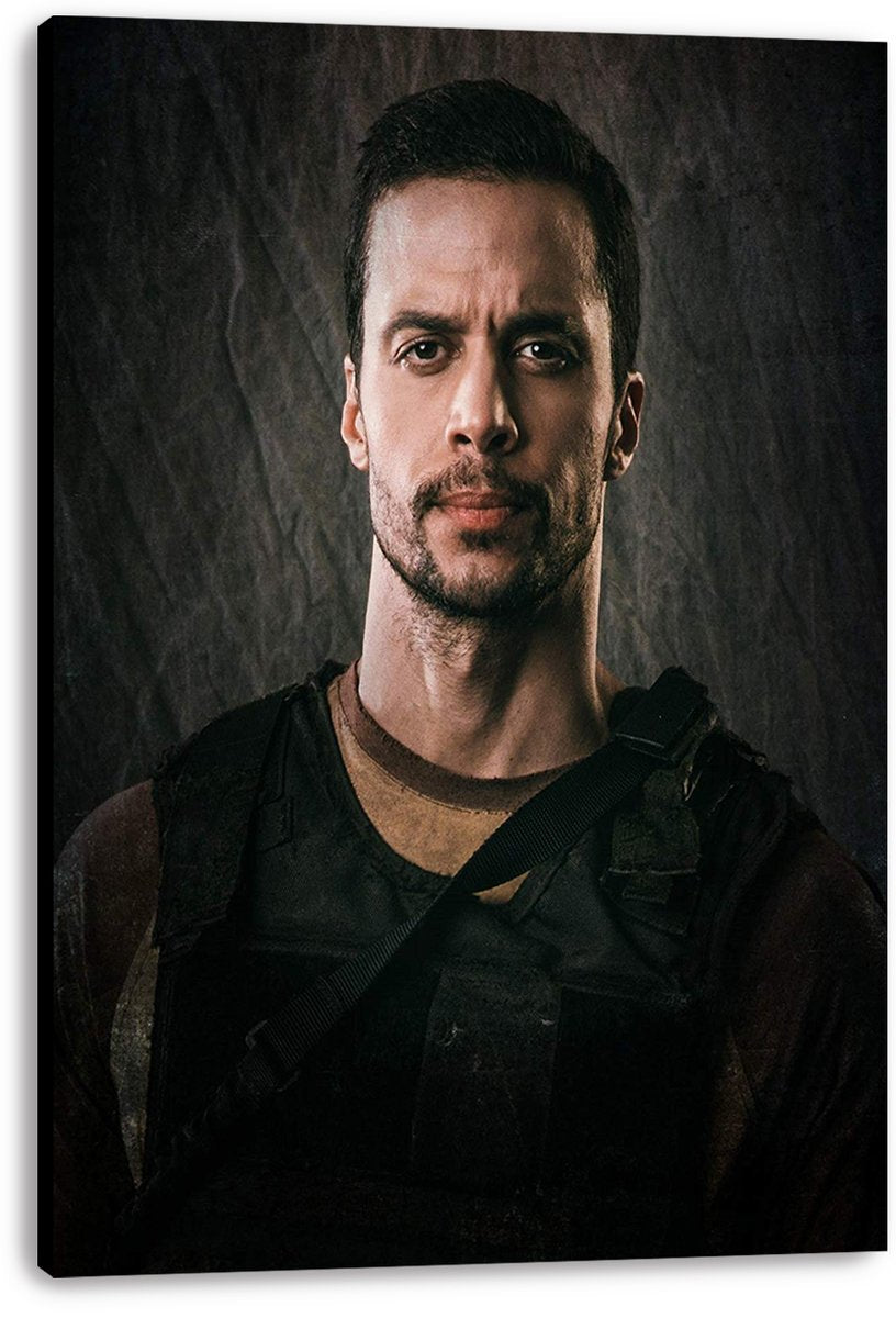 Serious Man in Tactical Gear Decorative Painting (paper and canvas) art poster printing print