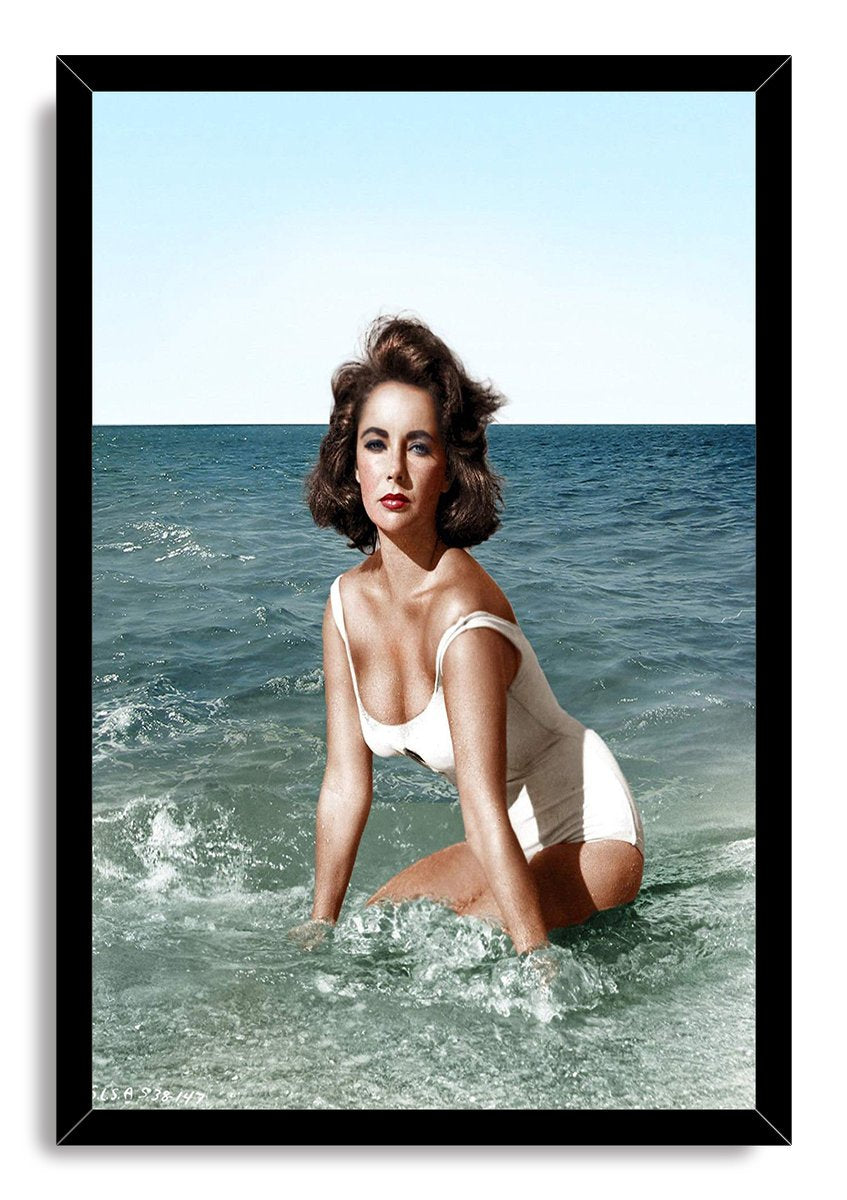 Elizabeth Taylor Decorative Painting (paper and canvas) art poster printing print