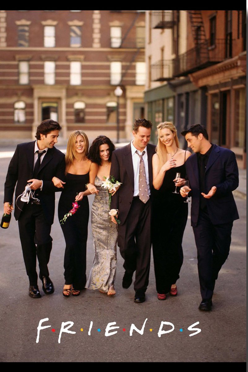 Friends TV Show Cast Decorative Painting (paper and canvas) art poster printing print