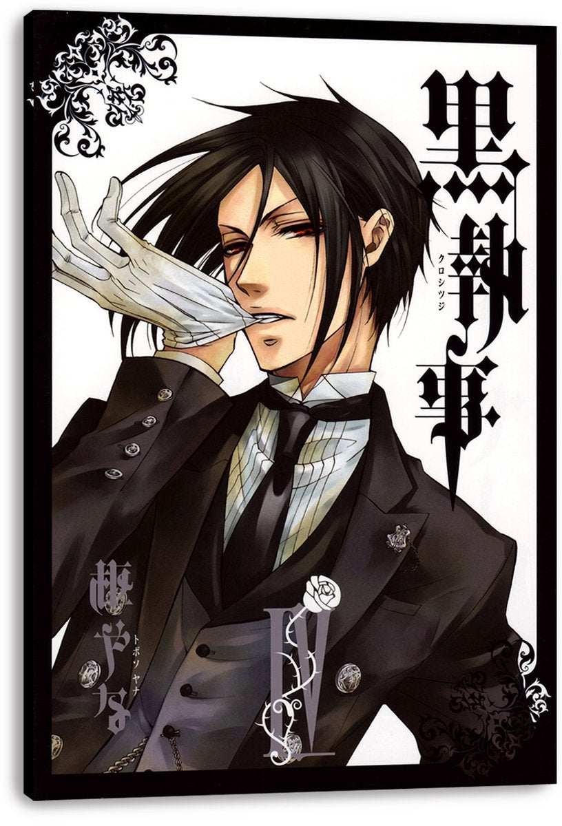 Black Butler Sebastian Michaelis Decorative Painting (paper and canvas) art poster printing print