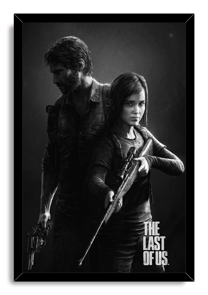The Last of Us Joel and Ellie Decorative Painting (paper and canvas) art poster printing print