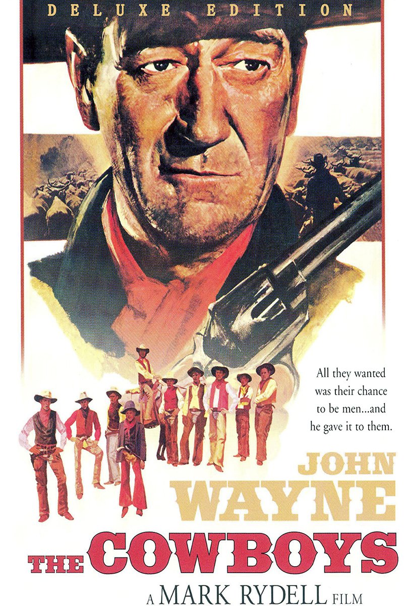 John Wayne The Cowboys Movie Decorative Painting (paper and canvas) art poster printing print