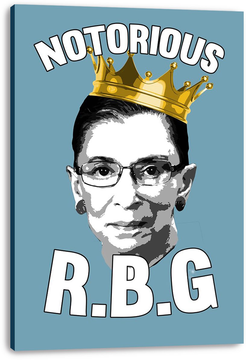 Ruth Bader Ginsburg Notorious RBG Decorative Painting (paper and canvas) art poster printing print