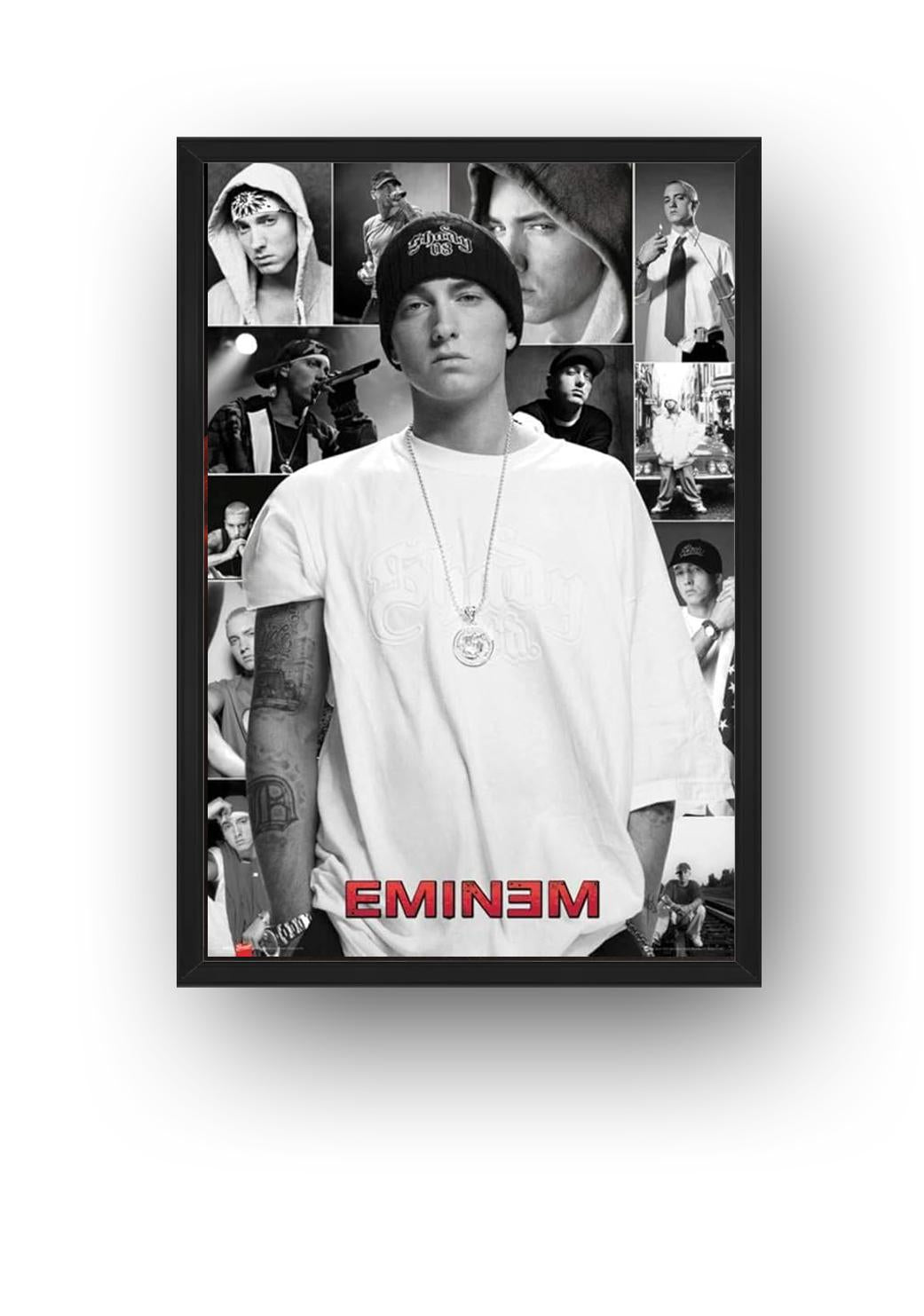 Eminem Collage Singer (Paper and Canvas) Art Poster Printing Print