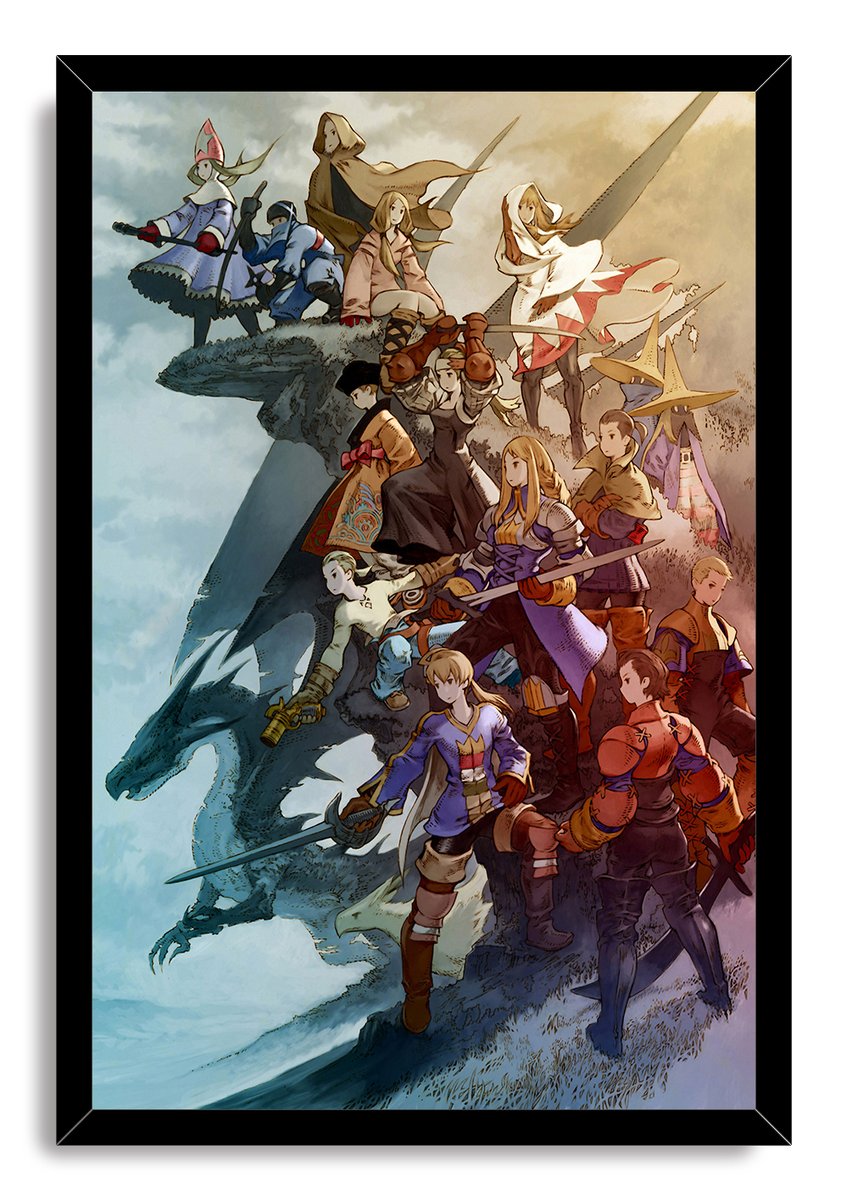 Final Fantasy Tactics Group Decorative Painting (paper and canvas) art poster printing print