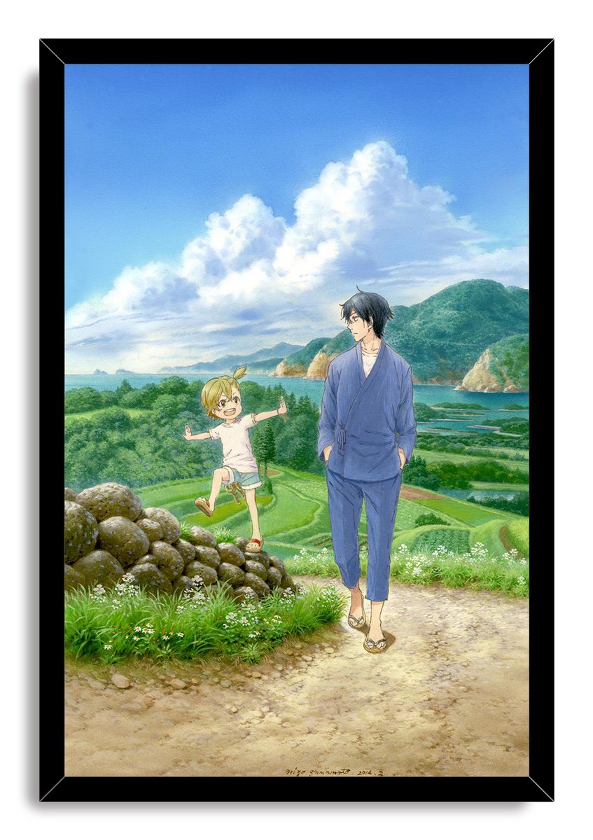 Barakamon Anime Characters Decorative Painting (paper and canvas) art poster printing print