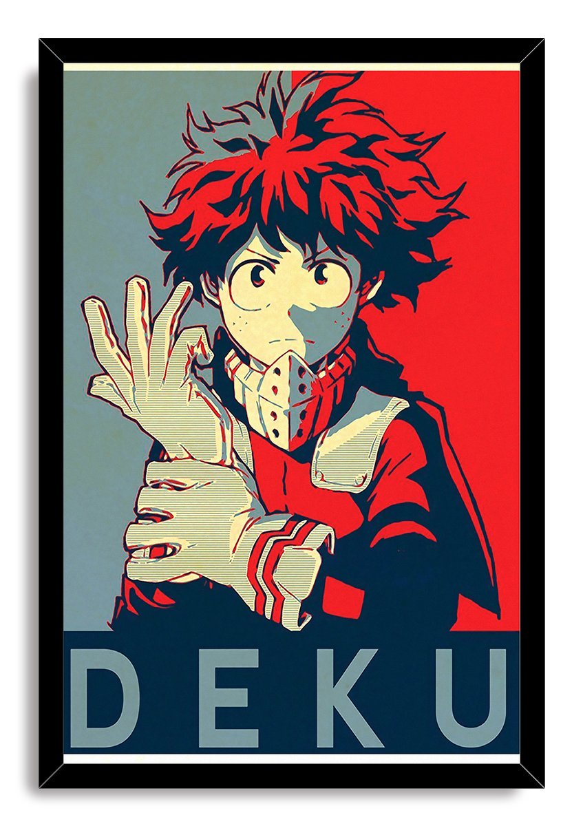 Deku My Hero Academia Decorative Painting (paper and canvas) art poster printing print