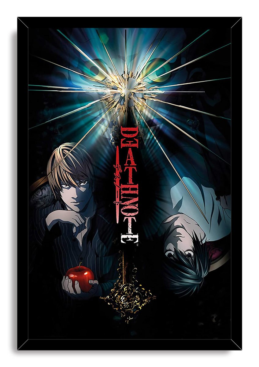 Death Note Light Yagami and L Lawliet Decorative Painting (paper and canvas) art poster printing print
