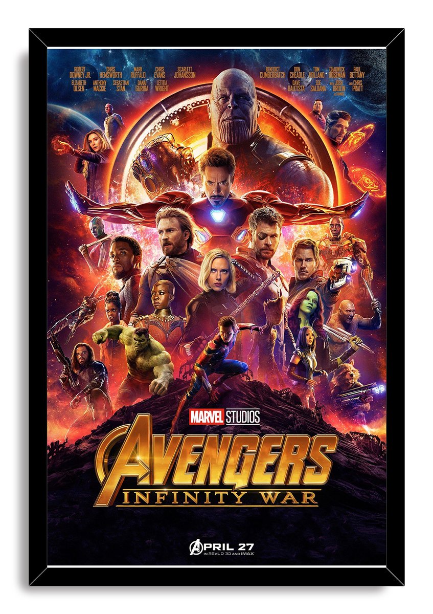 Marvel Avengers Infinity War Movie Poster Decorative Painting (paper and canvas) art poster printing print