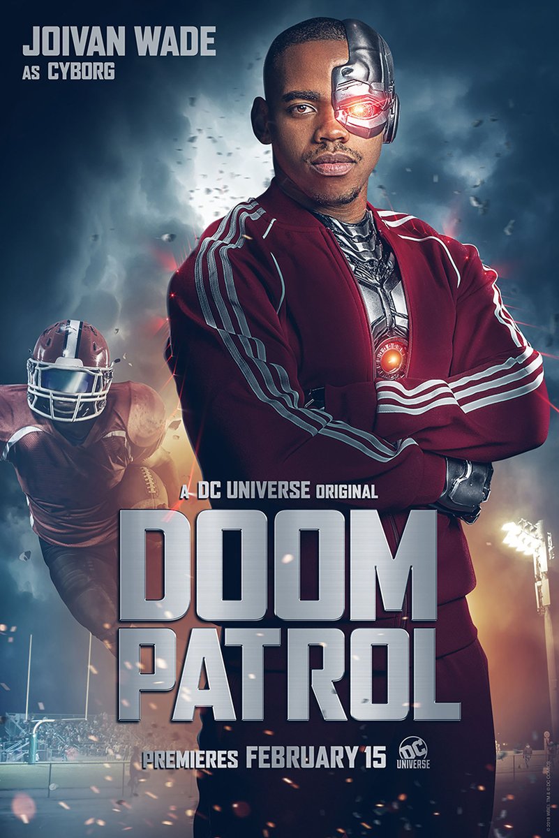 Joivan Wade as Cyborg Doom Patrol Decorative Painting (paper and canvas) art poster printing print