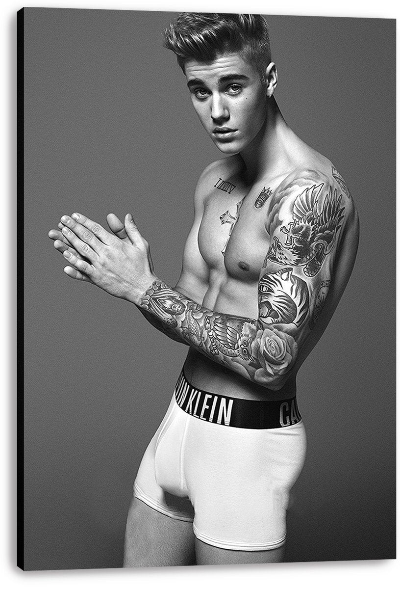Justin Bieber Decorative Painting (paper and canvas) art poster printing print