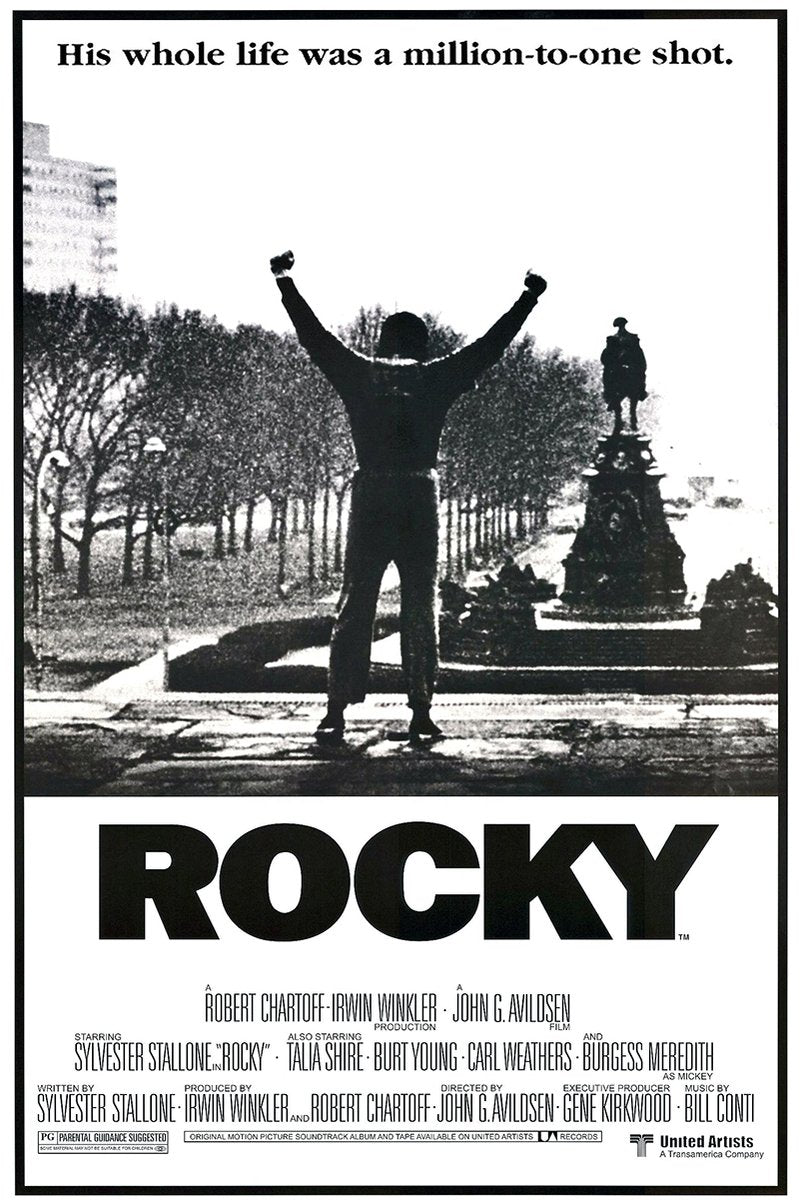 Rocky Balboa Triumphant Decorative Painting (paper and canvas) art poster printing print