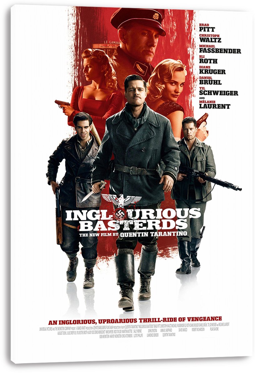 Inglourious Basterds Movie Poster Decorative Painting (paper and canvas) art poster printing print