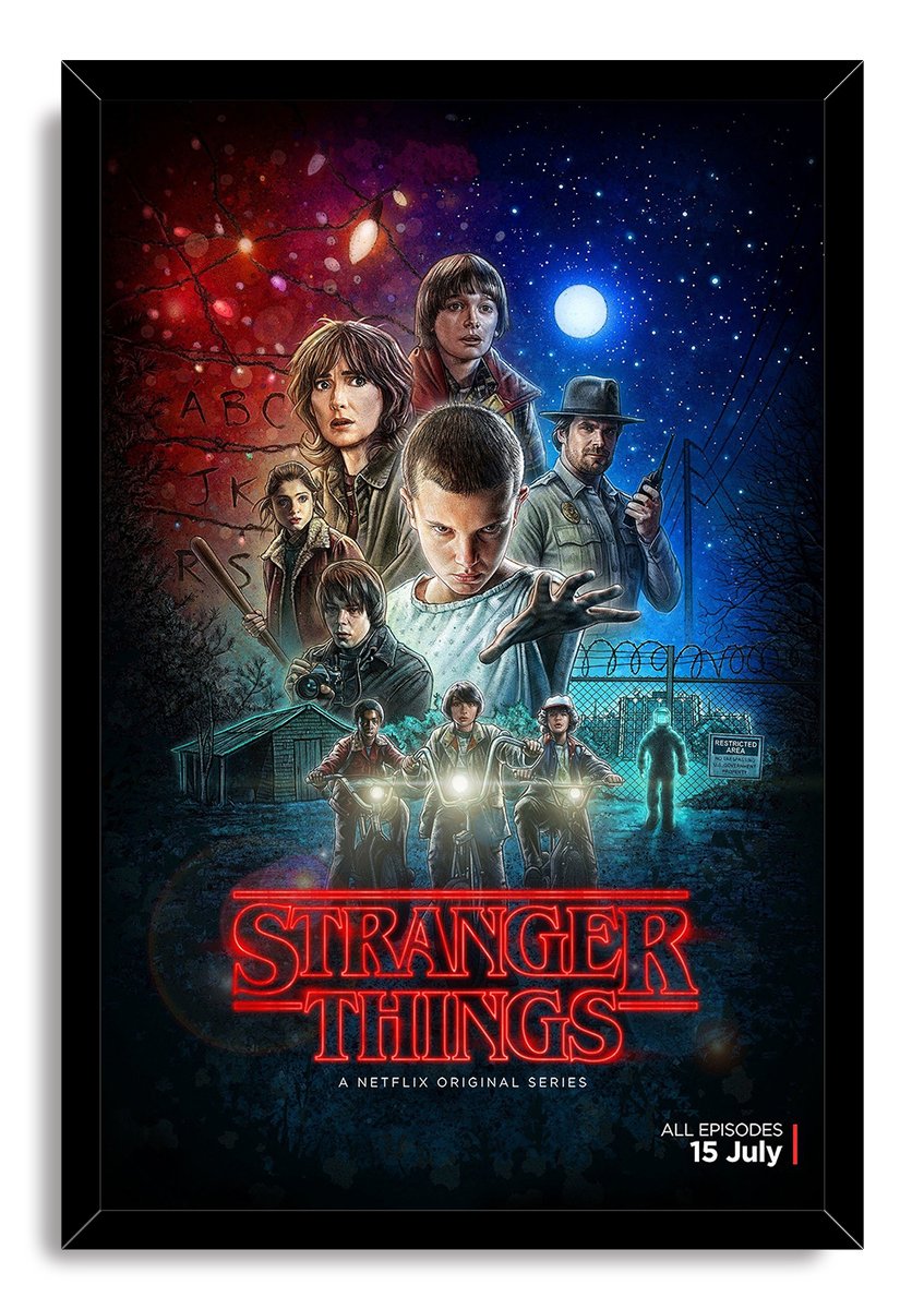 Stranger Things Cast Decorative Painting (paper and canvas) art poster printing print