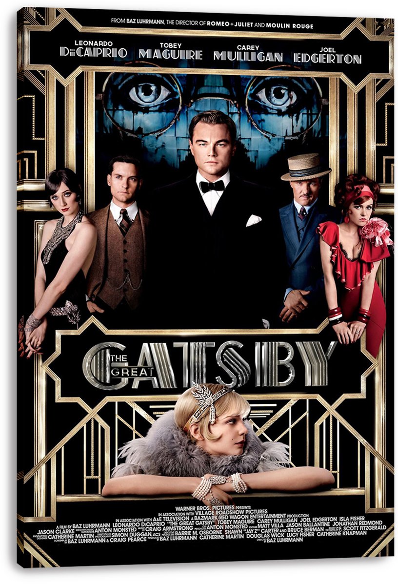 The Great Gatsby Movie Poster Decorative Painting (paper and canvas) art poster printing print