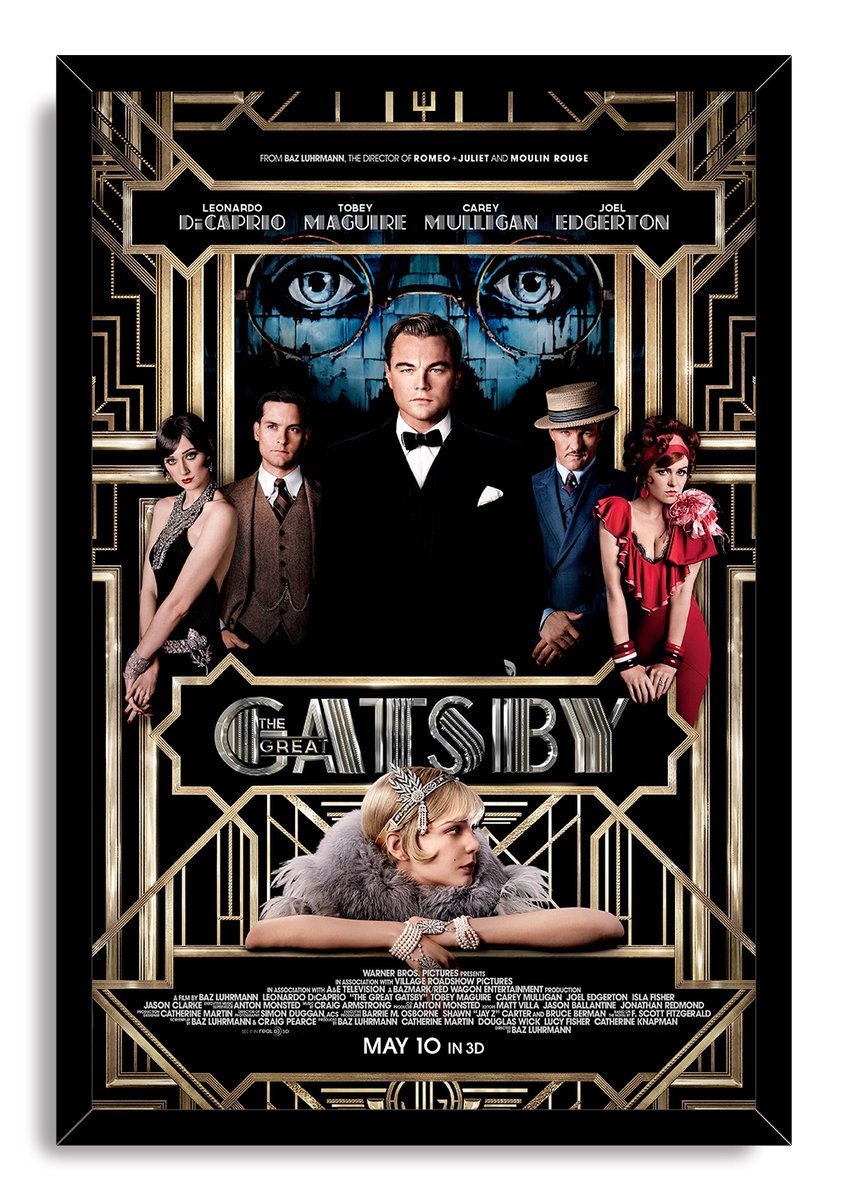 The Great Gatsby Movie Decorative Painting (paper and canvas) art poster printing print