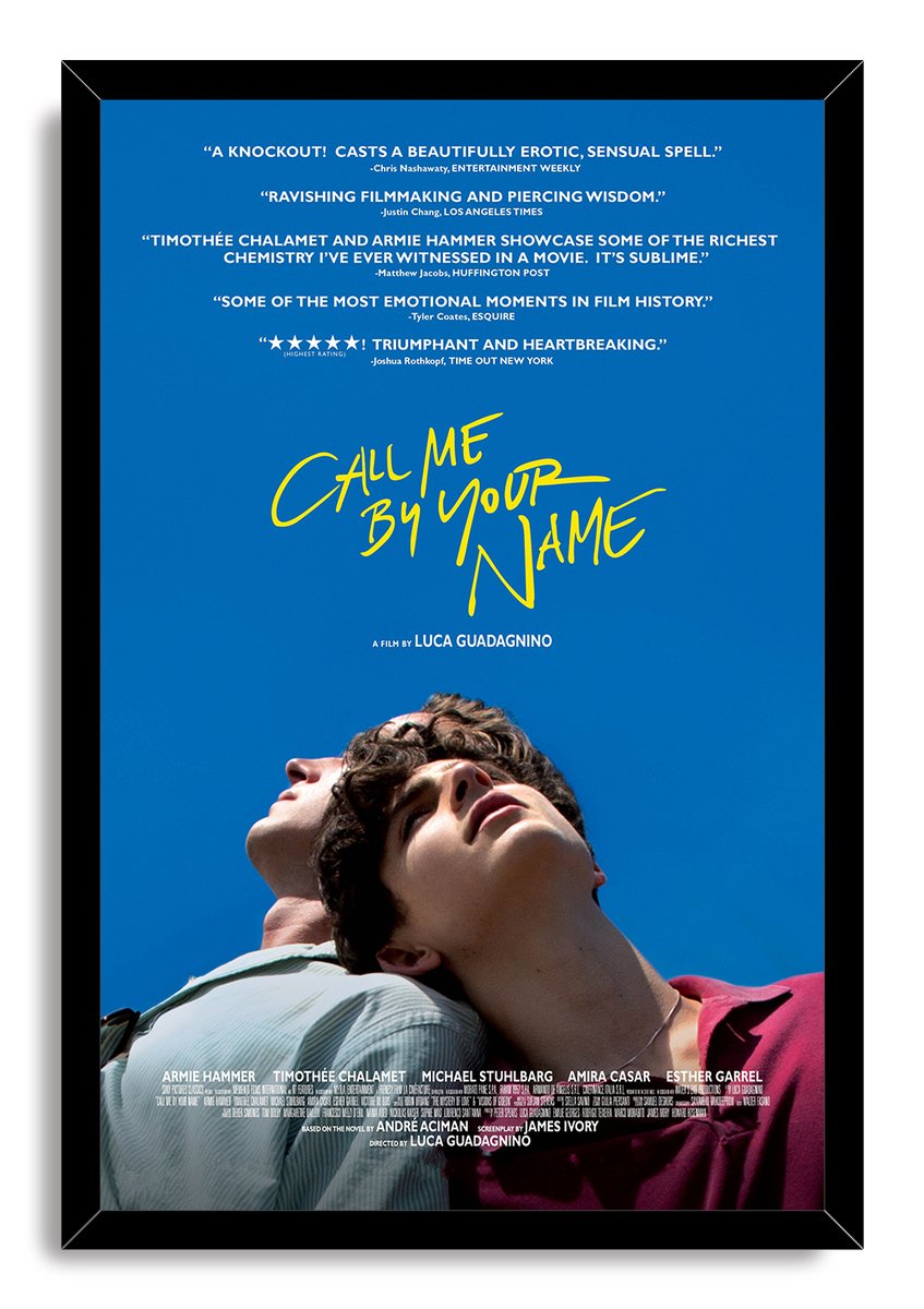 Call Me By Your Name Movie Poster Decorative Painting (paper and canvas) art poster printing print