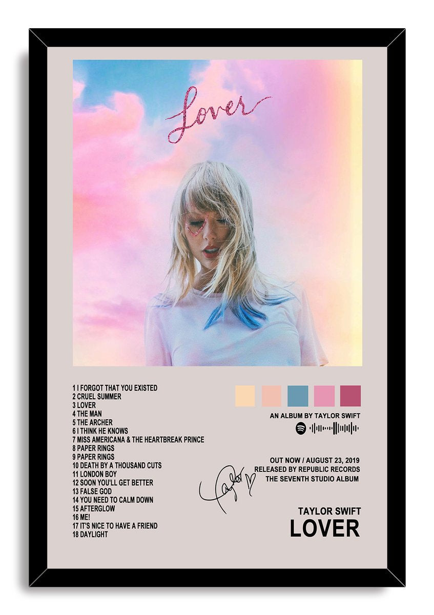 Taylor Swift Lover Album Decorative Painting (paper and canvas) art poster printing print