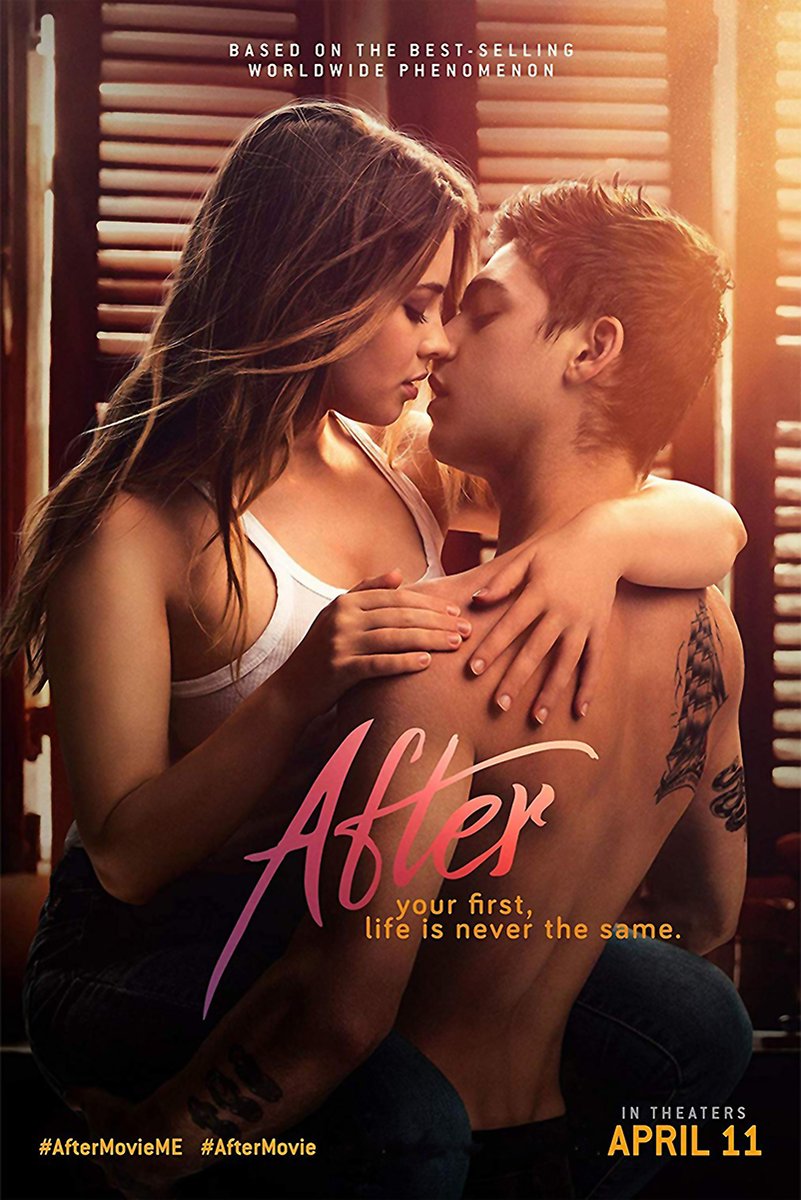 After Movie Romantic Couple Decorative Painting (paper and canvas) art poster printing print