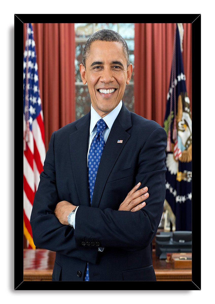 Barack Obama Decorative Painting (paper and canvas) art poster printing print