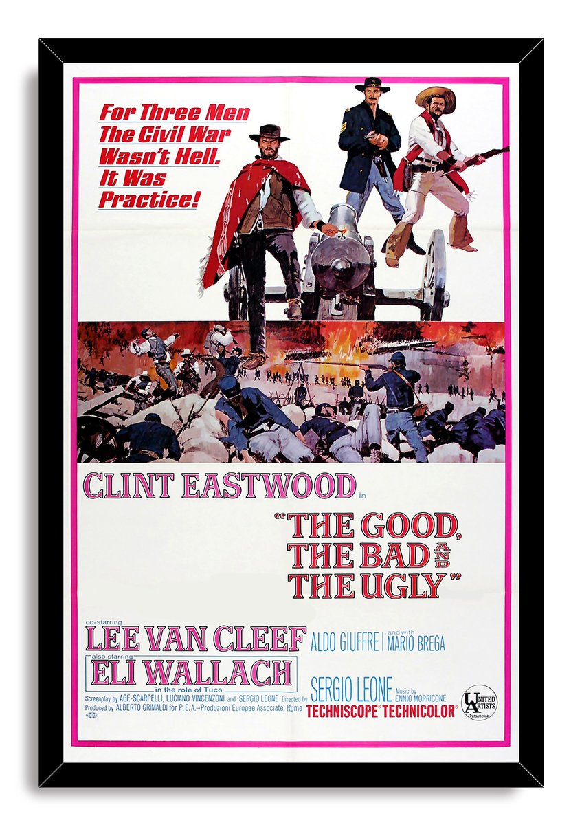 The Good, The Bad and The Ugly Decorative Painting (paper and canvas) art poster printing print