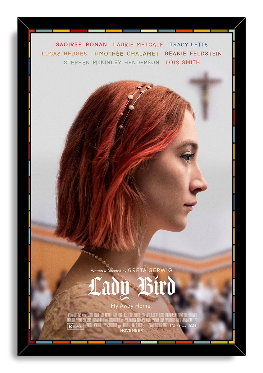Lady Bird Movie Decorative Painting (paper and canvas) art poster printing print
