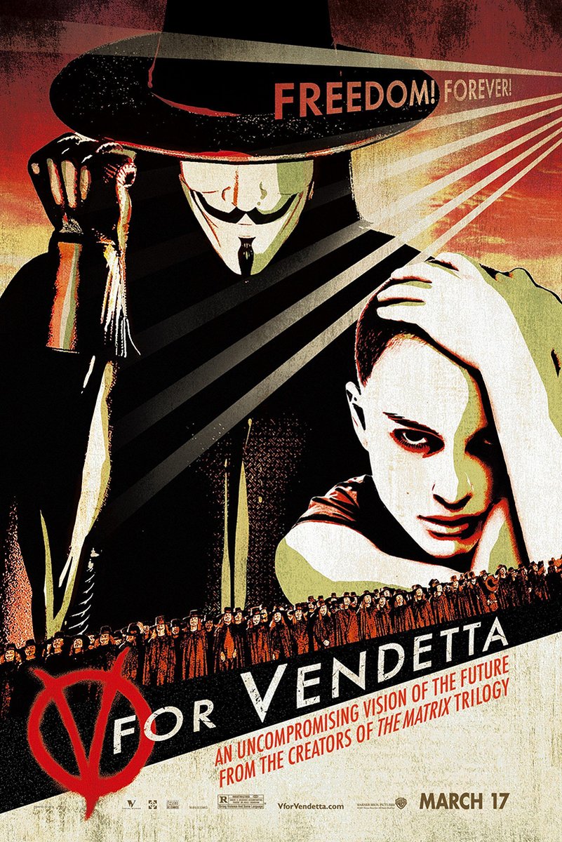 V for Vendetta Decorative Painting (paper and canvas) art poster printing print