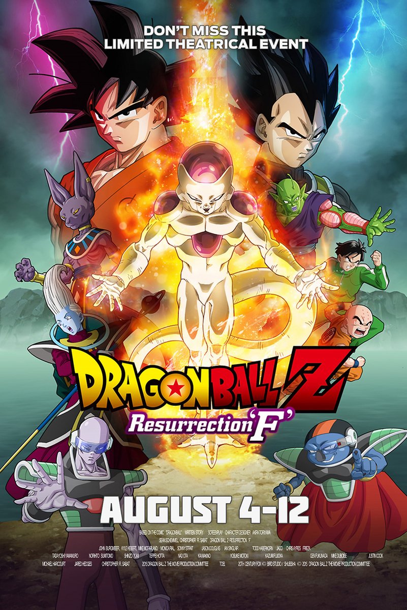 Dragon Ball Z Resurrection 'F' Movie Characters Decorative Painting (paper and canvas) art poster printing print