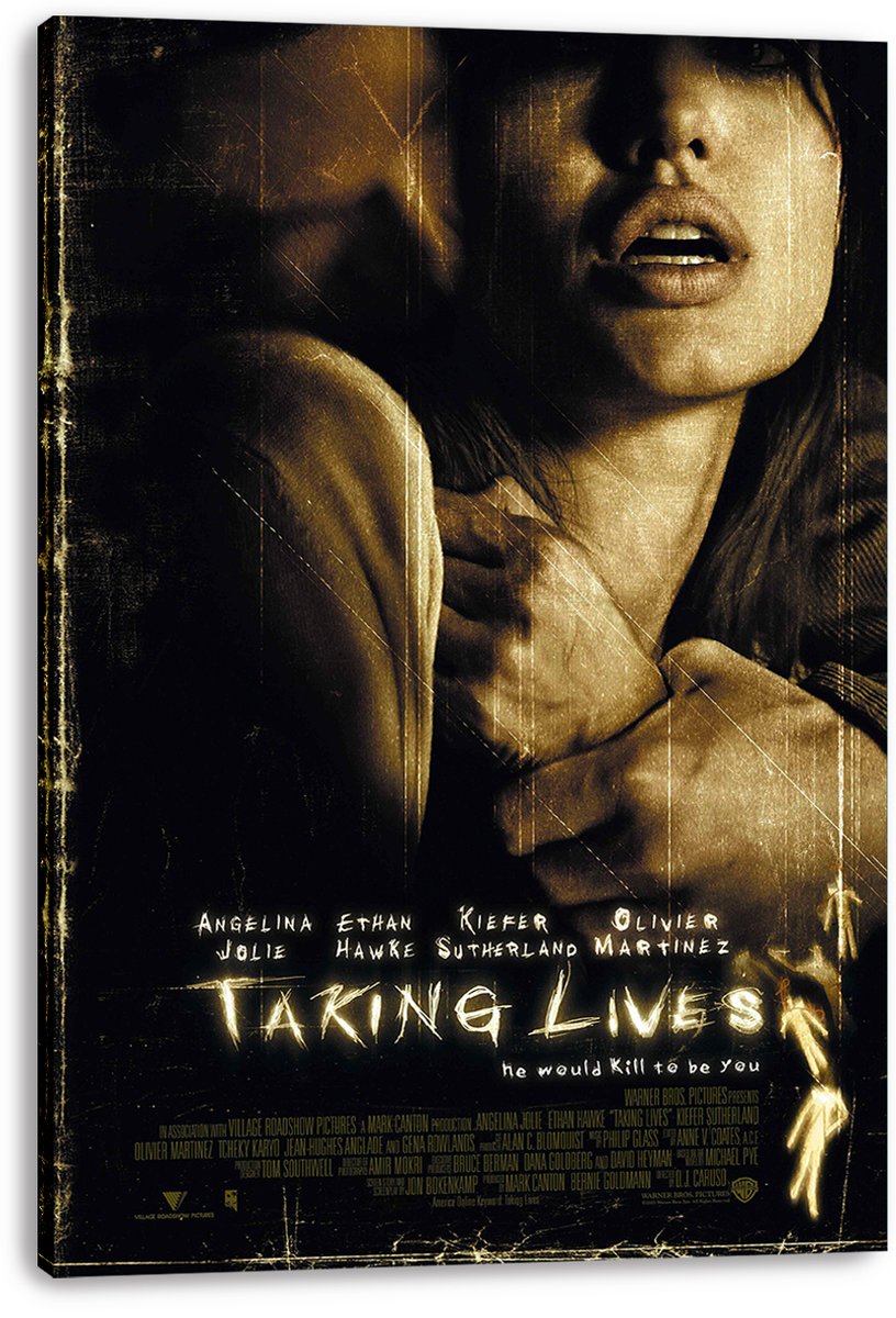 Taking Lives Movie Decorative Painting (paper and canvas) art poster printing print