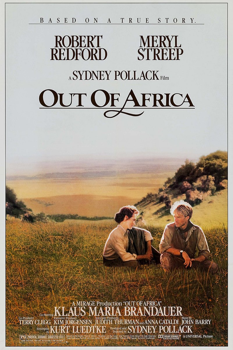 Out Of Africa Robert Redford Meryl Streep Decorative Painting (paper and canvas) art poster printing print