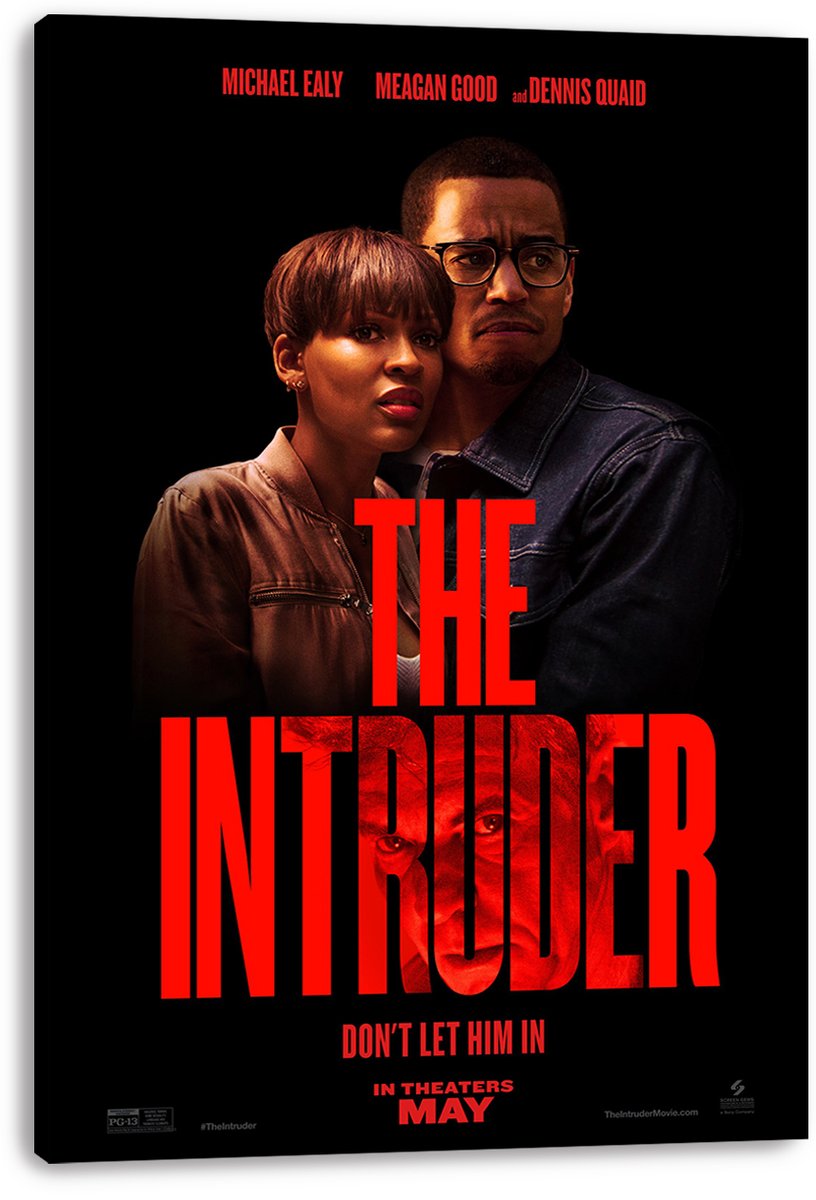 The Intruder Movie Poster Michael Ealy Meagan Good Dennis Quaid Decorative Painting (paper and canvas) art poster printing print